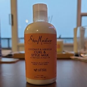 Shea Moisture Hair Care Collection Orange and White